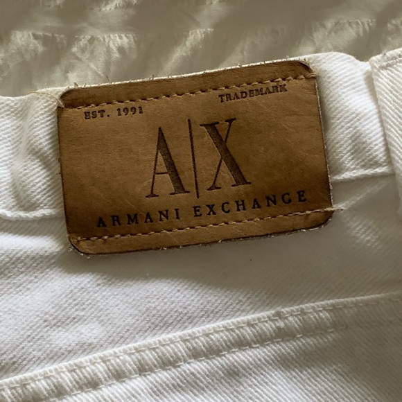 Armani Exchange A/X white jeans size 6 - Picture 7 of 9